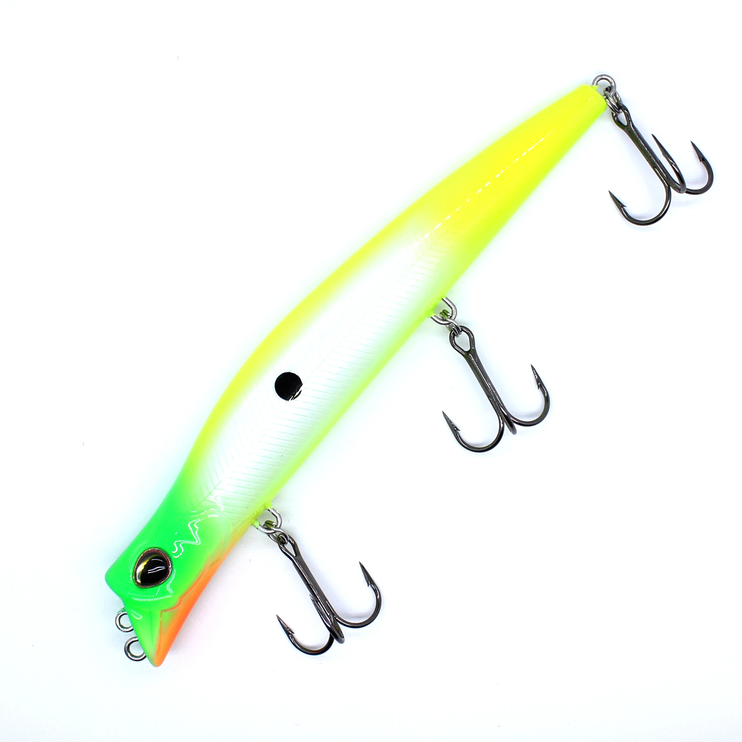 AOCLU Lápiz Topwater Hybrid con anzuelos VMC dos tonos para lubina - imagen 5