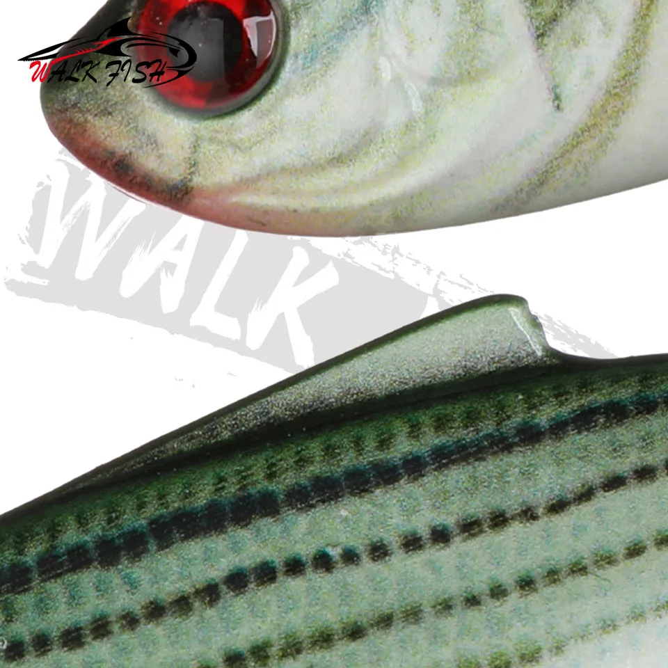 WALK FISH-señuelo de Pesca Artificial VIB de 9cm y 20g, señuelos de simulación de calidad, gancho duro, carpas - imagen 5