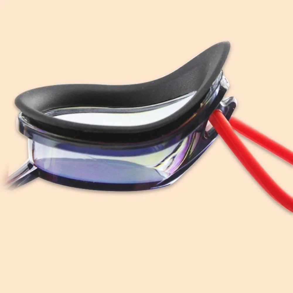 Gafas ópticas antiniebla para natación de carrera, gafas de natación impermeables reemplazables, profesionales con revestimiento electrochapado para exteriores - imagen 2