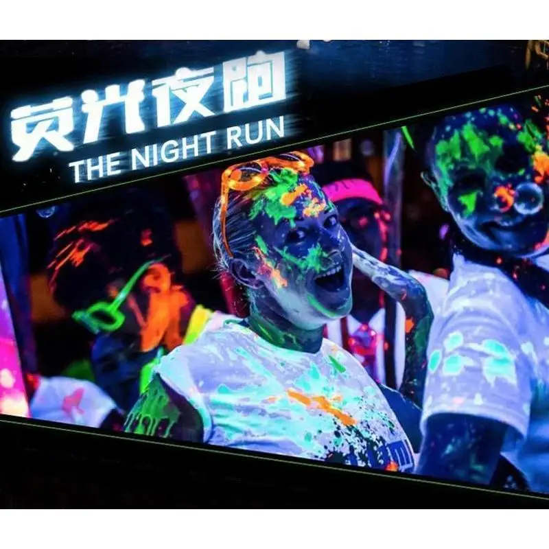 Nuevo 2X decoración luminosa de fiesta partículas fluorescentes coloridas pigmentos luminiscentes que brillan en la oscuridad arena luminosa grava - imagen 4