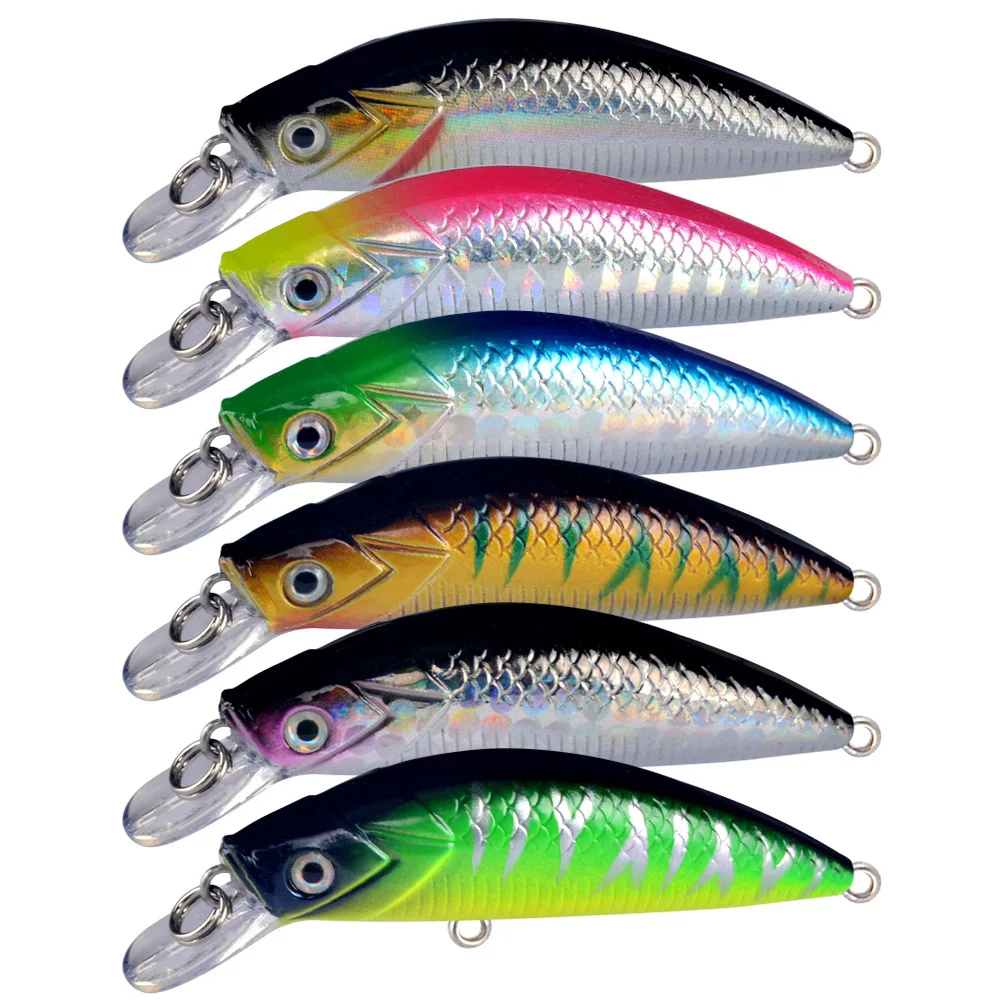 Señuelo artificial tipo Minnow – Cebo duro para lubina y salmón