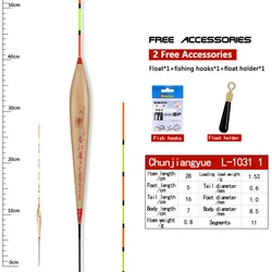 Boya vertical estable cola dura – Sensible con soporte para pesca
