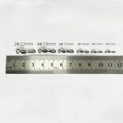 Conectores giratorios Q con rodamiento para pesca de carpa