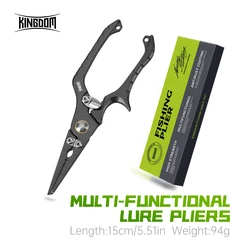 Alicates Kingdom multifunción – Acero inoxidable extractor anzuelos 15cm