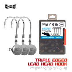 Kingdom Jig Head Triangular – Cabeza de plomo para vinilo