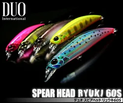 Cebo de señuelo DUO SPEARHEAD RYUKI 60S 70S 80S importado de Japón, punta de lanza, Mino sumergido