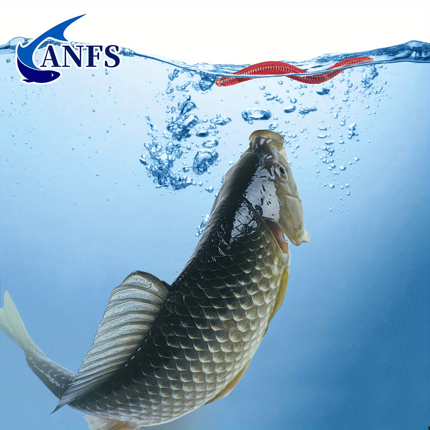 ANFS-SEÑUELOS biónicos de pesca de lombriz de tierra, juego de señuelos suaves realistas, cebo de pesca para agua dulce y salada, Isca Artificial, 150 piezas - imagen 4