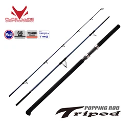 Purelure Caña de Popping GT y Atún Big Game – Fuji SIC HH Power 200g