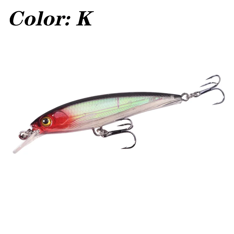 Señuelos de Pesca Jerkbait Minnow, cebo duro, Artificial para Wobbler Lucio, Carpa, lubina, Crankbaits, pesca de curricán, aparejos Swimbait, 1 pieza