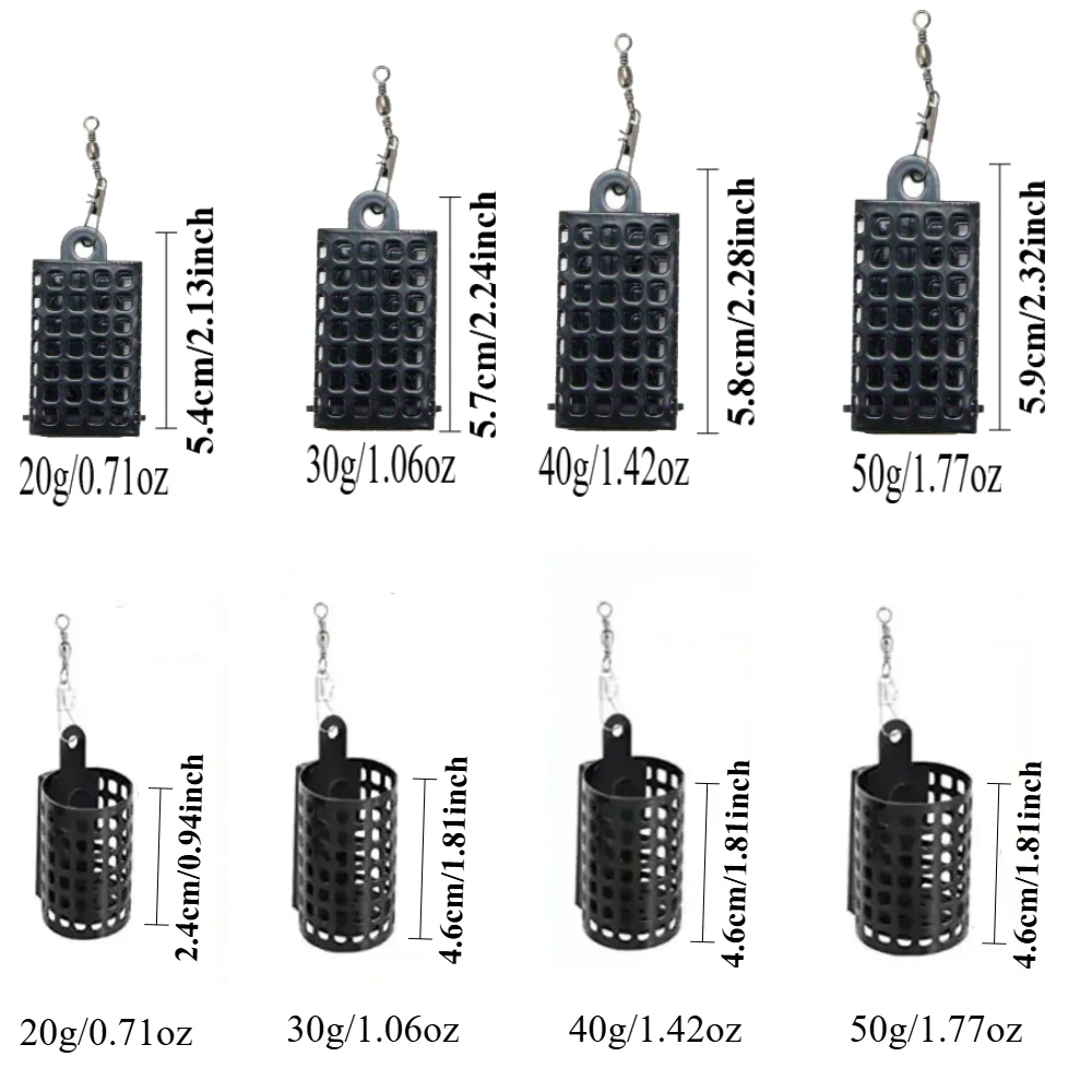 Jaula Alimentadora Acero Inoxidable para Pesca Deportiva - imagen 3
