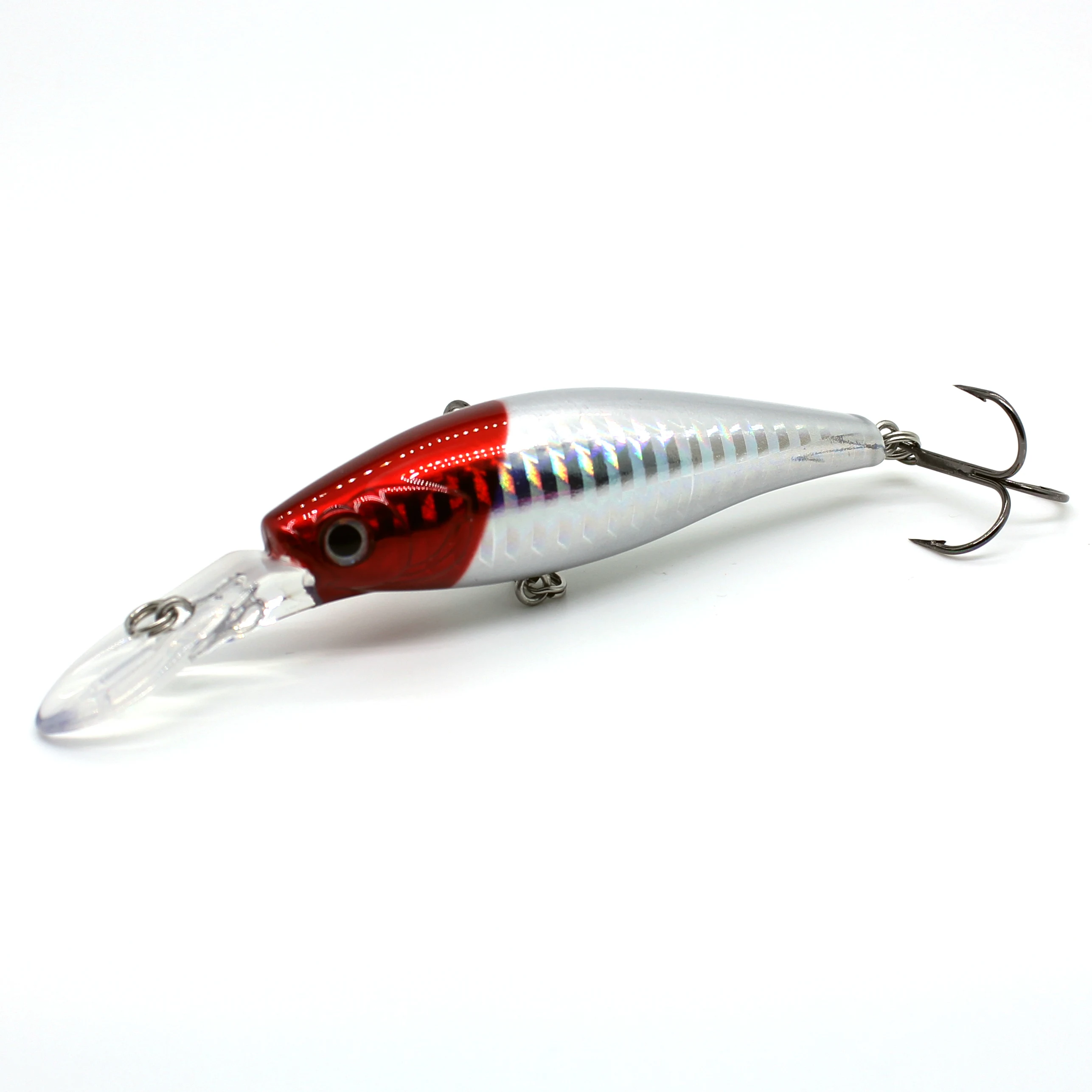 AOCLU-Cebo duro para pececillos, cebo duro de 65mm, 11g, 76mm, 17g, para barco de mar profundo, señuelo de roca VMC, anzuelos triples, calidad japonesa - imagen 5