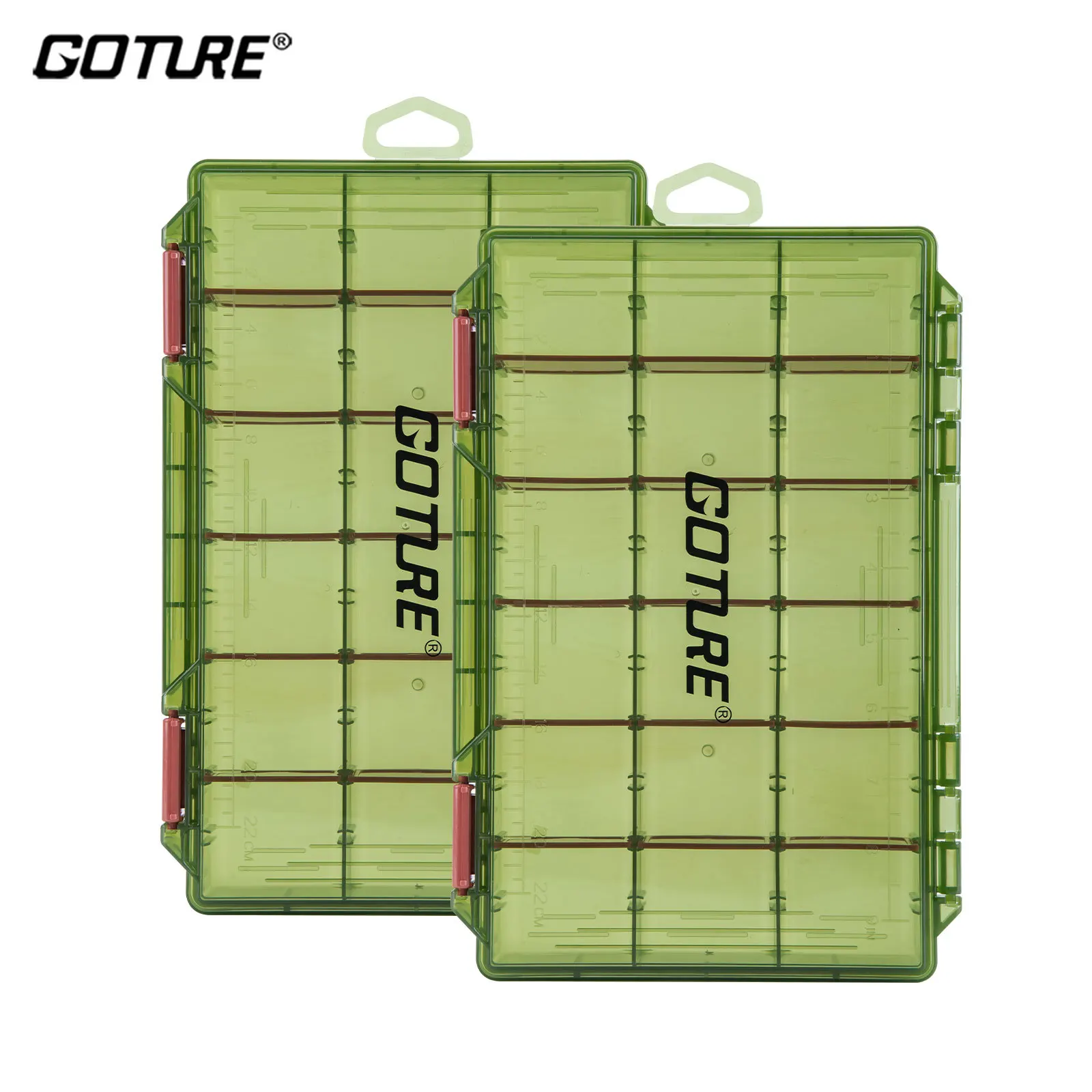 Caja de aparejos Goture impermeable para anzuelos y señuelos - imagen 4