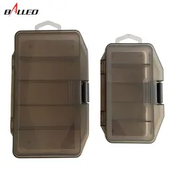 BALLEO Caja aparejos pesca PVC – Almacenamiento compartimentos para cebo