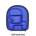Left hand blue