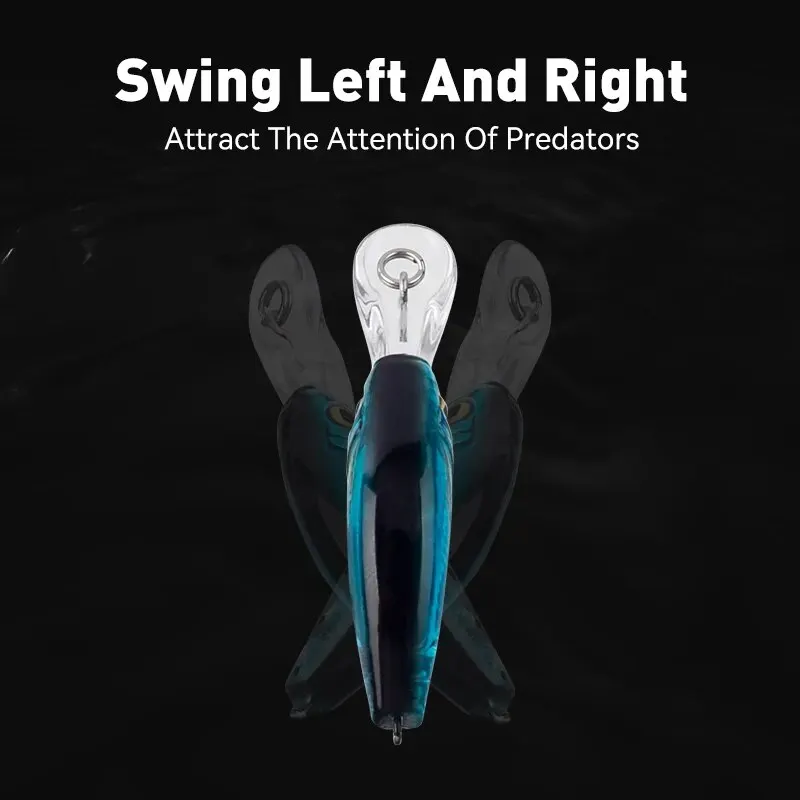 Leydun-Señuelos de pesca Micro Minnow, 35mm, 2,4g, cebos duros de buena acción, Mini Crankbait, Wobblers de alta calidad para lubina, trucha - imagen 3