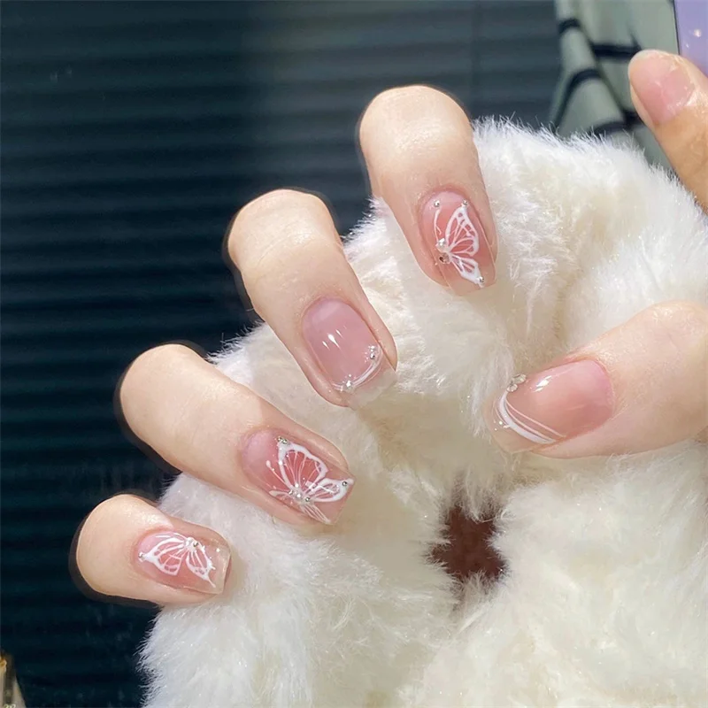 Decoración de uñas en relieve, pegatina de uñas llena de mariposa, 3d, estéreo, facilidad de uso, pegatinas de Arte de uñas, Simple y duradero - imagen 4