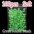 100pcs Soft Green