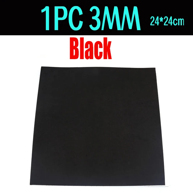 3mm 1pc Black