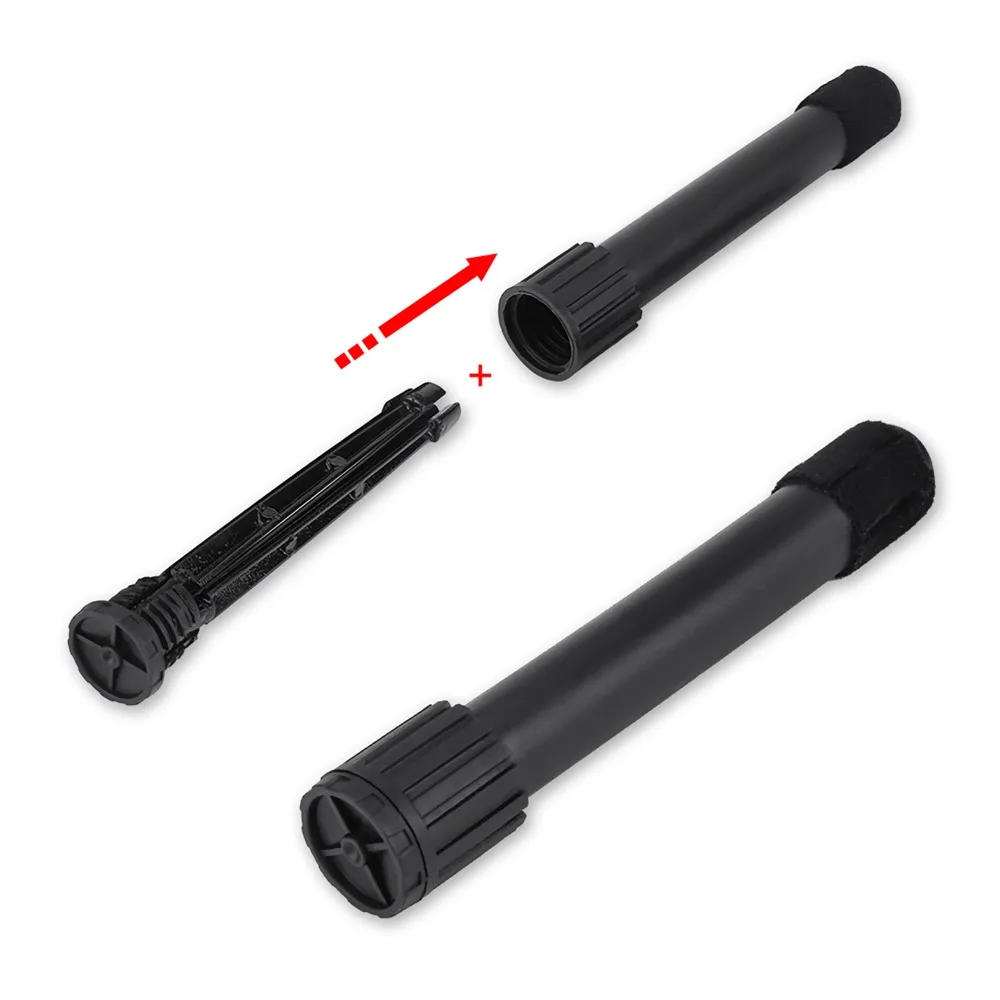  Portátil Soporte para flauta de metal Base de 4 patas Plegable Soporte para oboe Negro Soporte para instrumentos de viento - imagen 2