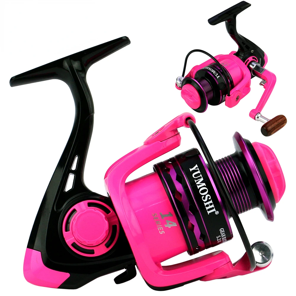 Carrete de Pesca de Metal, Ratio de engranaje 5,2: 1, giratorio, arrastre máximo, antideslizante, Serie 2000-7000, 10kg, Pesca de carpa, sal o agua dulce - imagen 2