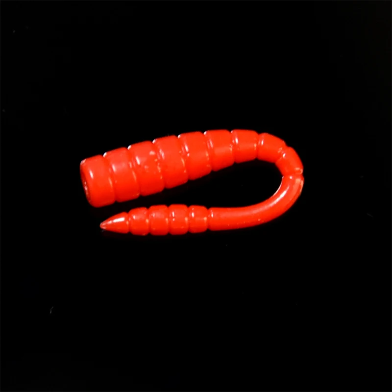 Señuelo cebo suave raíz pesca aguja cola 20 piezas 45mm 0,4g/verme pesca al aire libre corriente Donglejian luz nocturna blanca - imagen 4