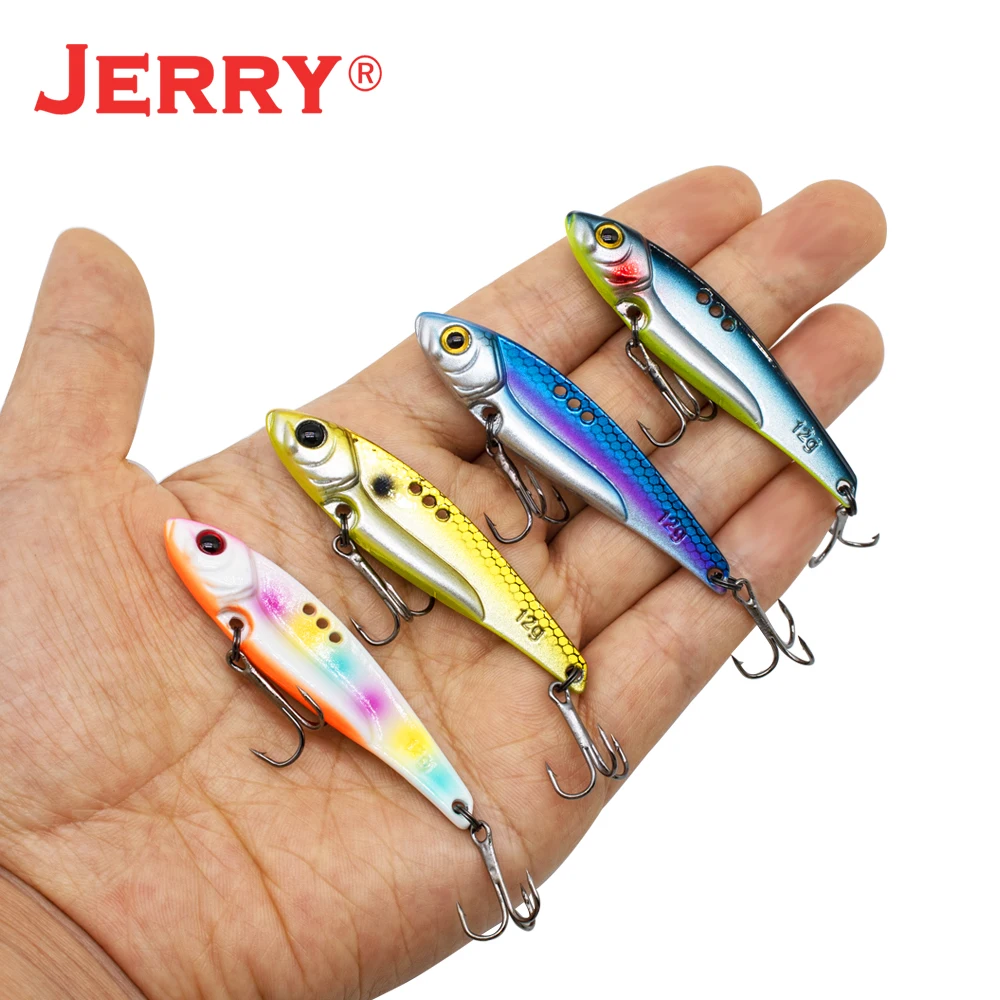 Jerry Ryuga señuelo metálico VIB, balancín, cuchara dura Baid Jig, pintura, pesca, 7g, 10g, 12g, 14g, g18g - imagen 3