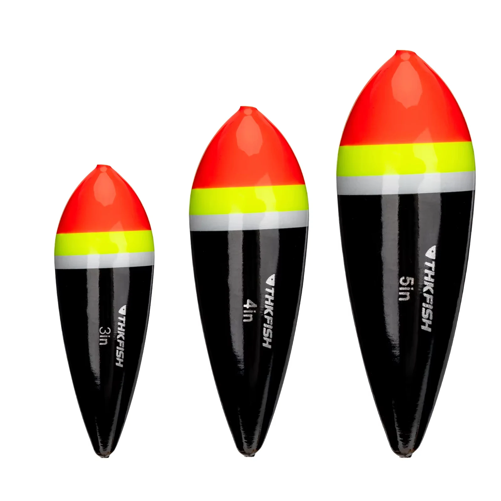 THKFISH Flotadores balsa deslizantes de pesca – Boyas oliva ligera - imagen 3