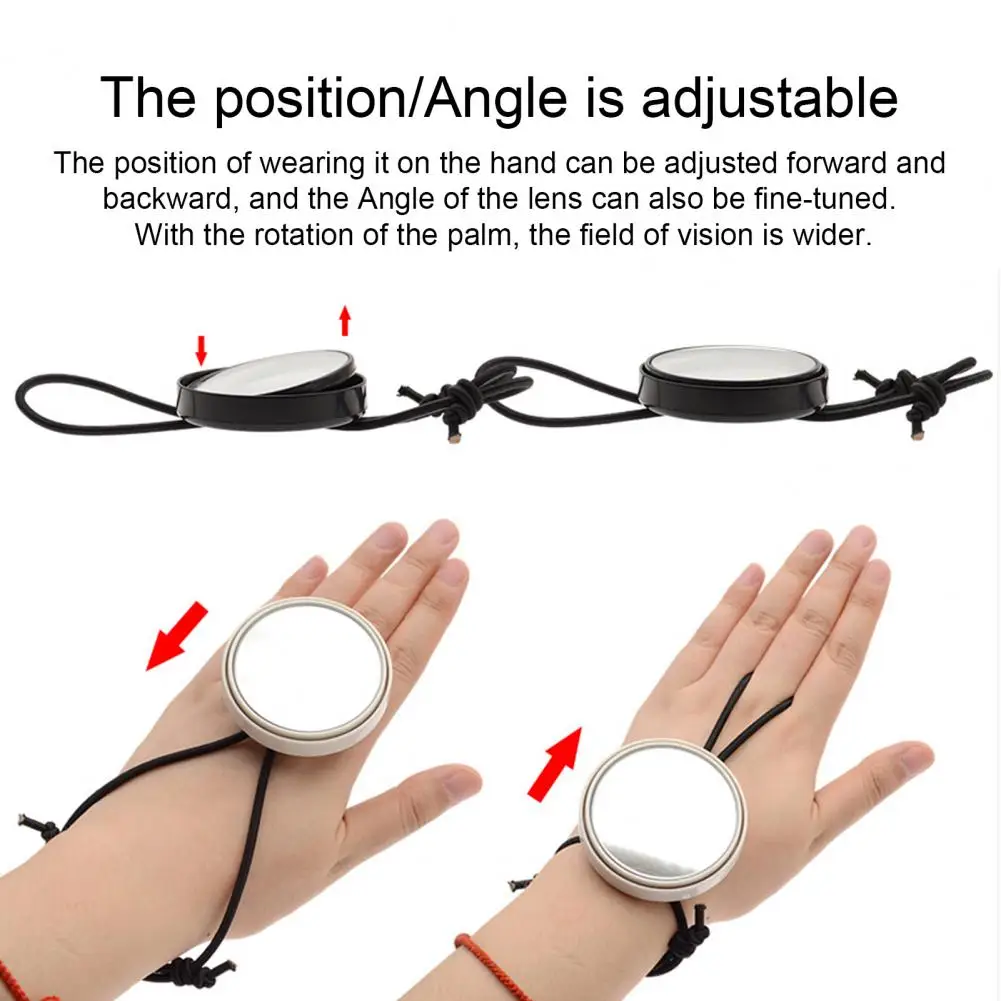 Espejo ajustable de grado subacuático, durabilidad, espejo de buceo seguro, espejo de buceo convexo redondo ajustable, espejo de observación para bucear - imagen 2