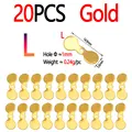 20pcs Gold L