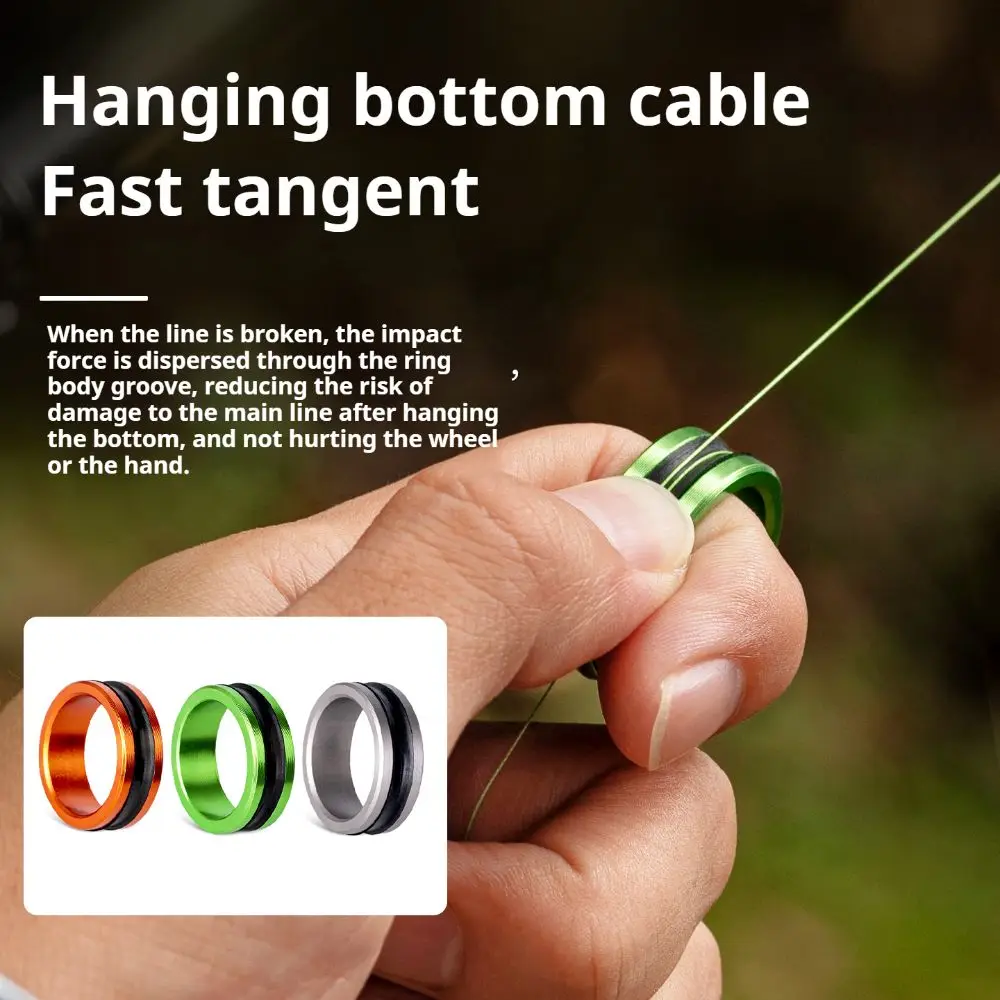 Extractor de sedal de pesca de aleación, dispositivo de anudado, protección de manos, anillo de línea de tracción rápida, escariador de línea portátil antideslizante, actividades al aire libre - imagen 2