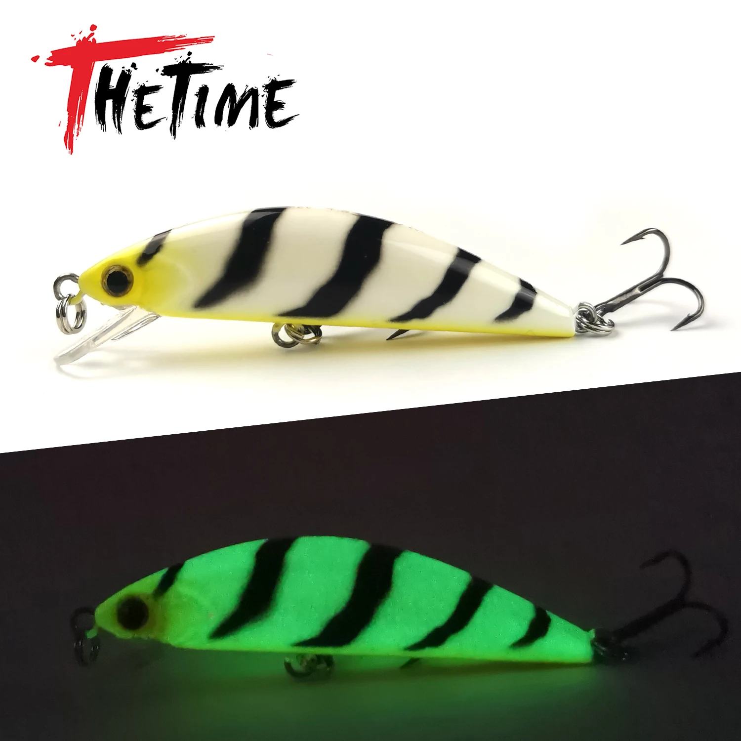 THETIME SWEET 55 pequeño Jerkbait Minnow señuelo 55mm/4,5g Mini sábalo hundimiento Artificial Wobbler cebo para trucha perca Crappie pesca - imagen 5