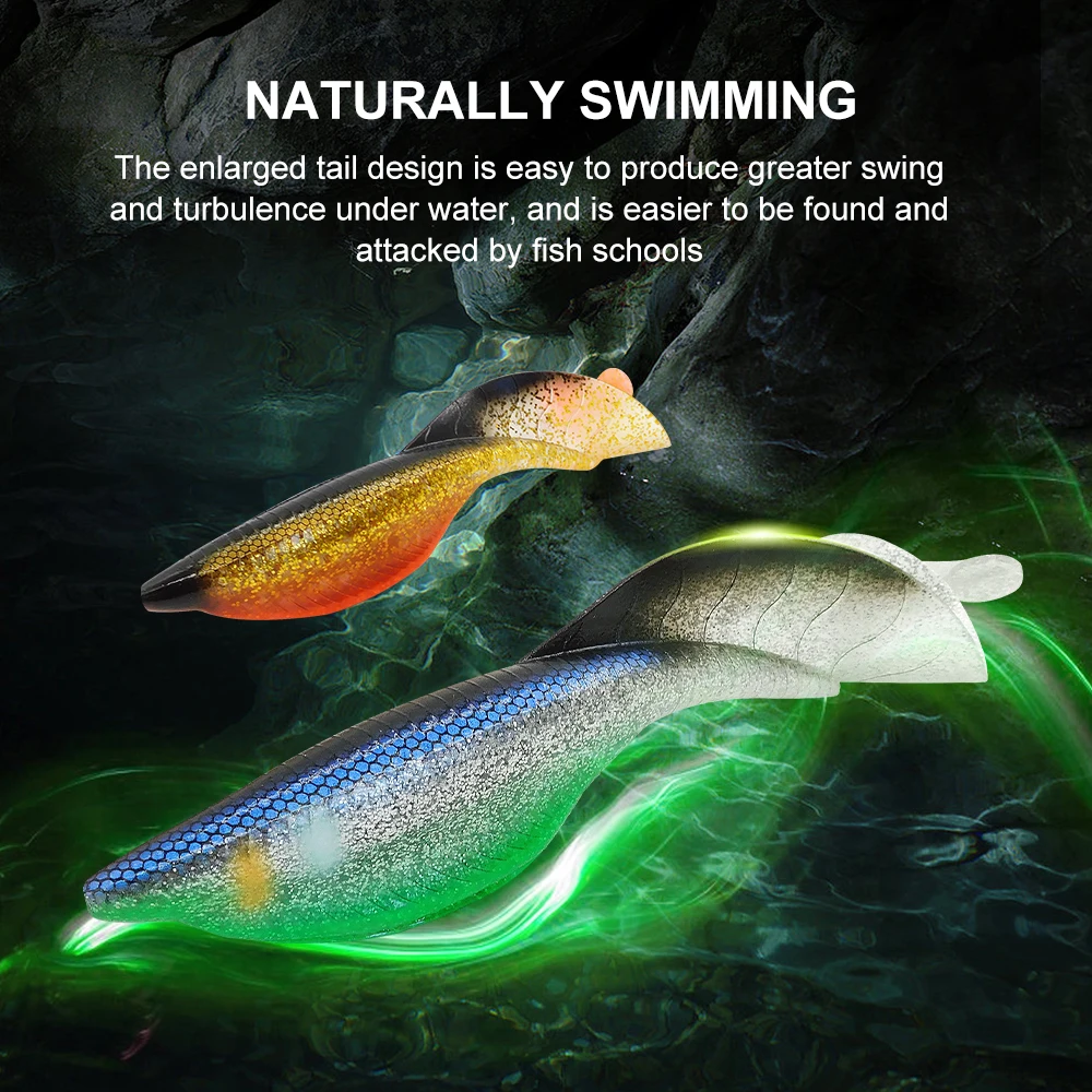 ESFISHING nuevo cebo suave grande Dragon Grub 150mm cola de silicona señuelo de Pesca de carpa para Lucio Pesca Isca Artificial - imagen 2