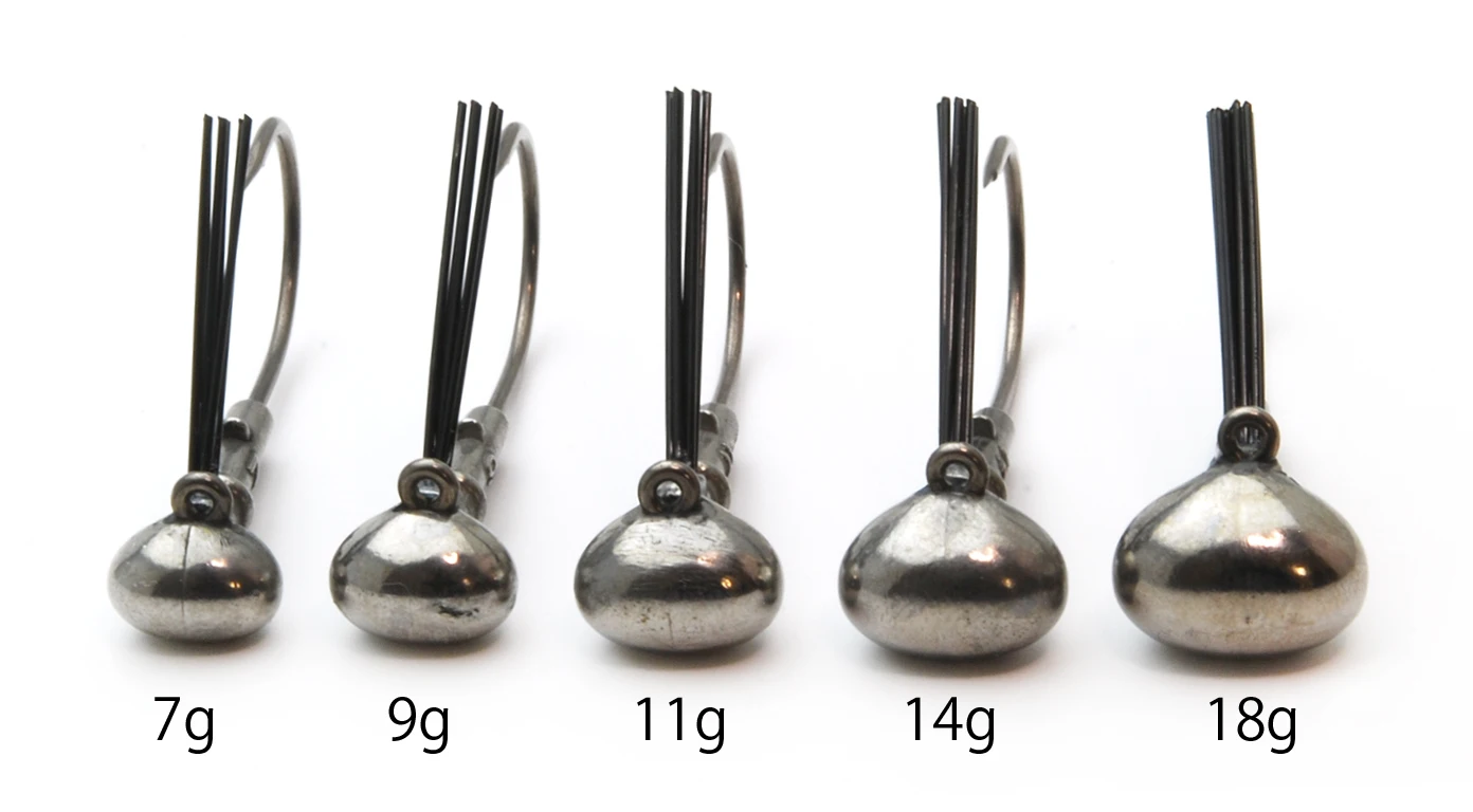 Japón RAID Olive Head JIG señuelo pie MASTER Ultra-alta densidad cabeza de acero de tungsteno falda de goma JIG alta sensibilidad - imagen 3