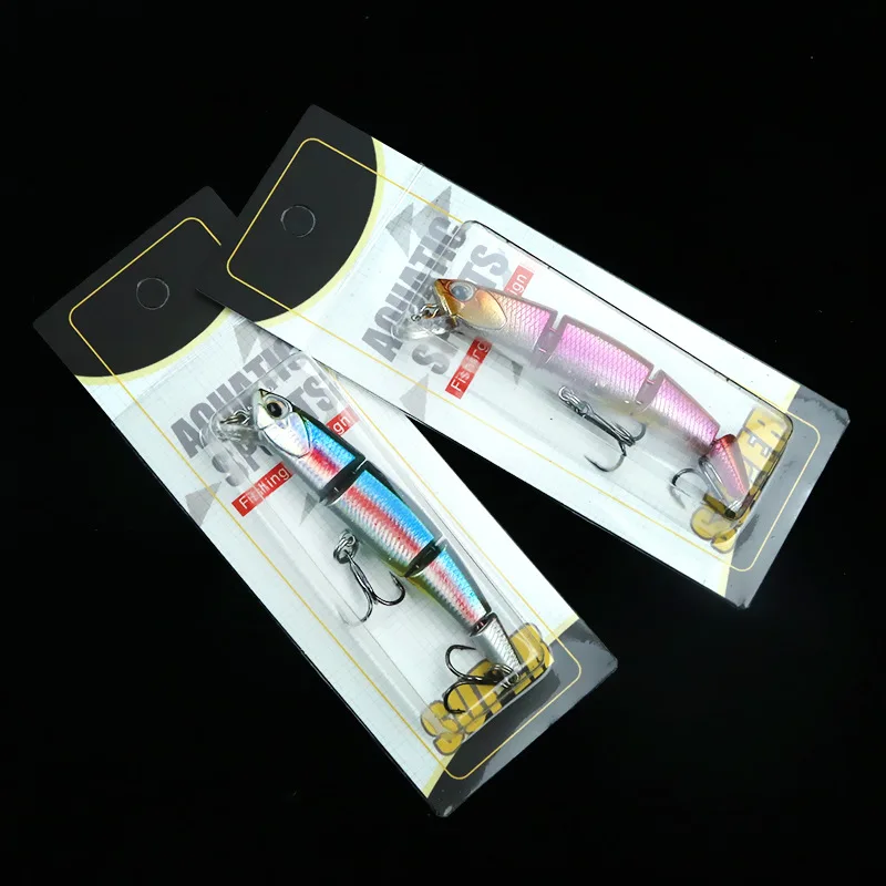 Señuelos de Pesca que se hunden en el piezas, Múltiples articulaciones de 70mm 6G, capa de natación completa, aparejos de Swimbait para trucha, 1 unidad - imagen 5
