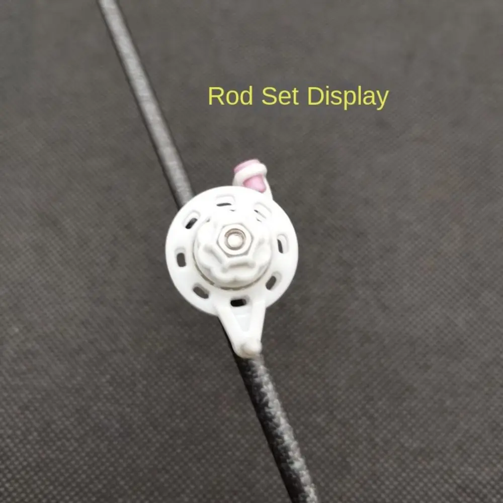 Carrete de pesca en hielo, carrete de plástico, Mini carrete de pesca de fundición, mango suave, frenado, carretes de fundición de cebo de Metal - imagen 4