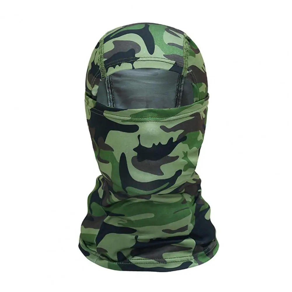 Protector facial de ciclista de camuflaje, polaina para el cuello, protección UV, forro transpirable para casco de ciclismo, Bandana, pasamontañas, bufanda para el cuello, protección facial - imagen 2