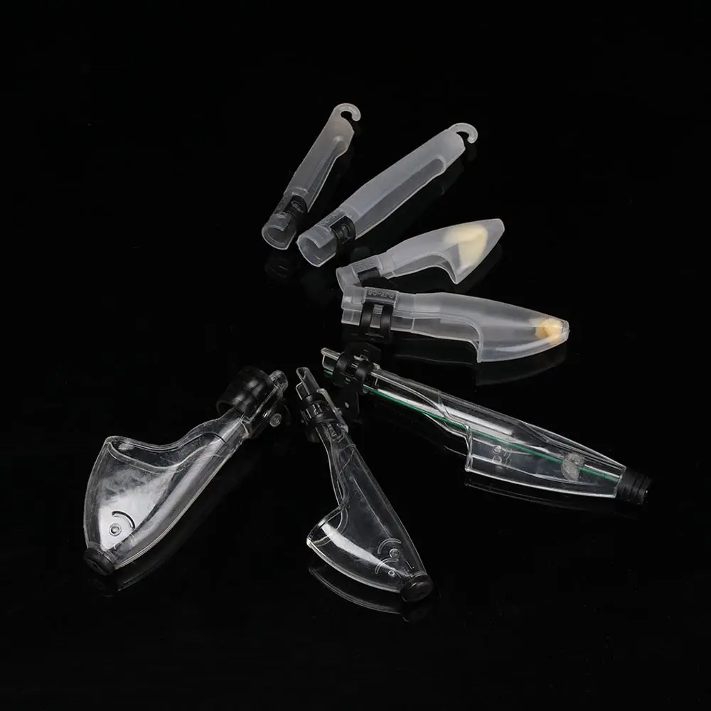 Gorra de caña de pescar de plástico transparente, gorras de protección de poste, protectores de sombrero de caña de mar, accesorios de pesca, guías de caña de pescar, 1pc - imagen 2