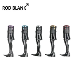 Barra en blanco 1 Set de asiento del carrete de tapa de aluminio de pesca Rod construcción bricolaje componente de reparación de varilla de accesorio