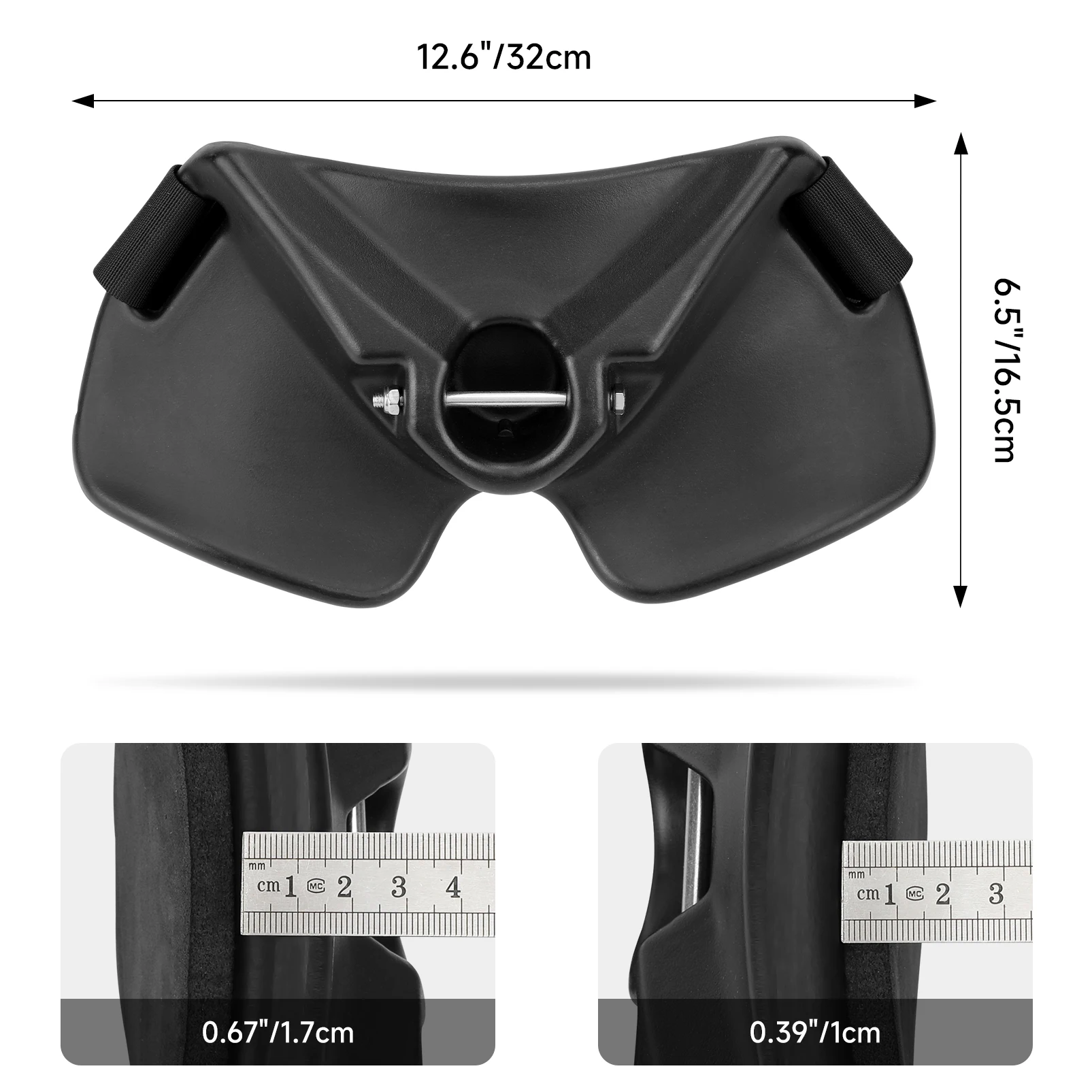 SANLIKE Cinturón de pesca con soporte para caña Acolchado de PU ligero ajustable Hebilla segura Resistente a la corrosión para soporte superior de cintura - imagen 2