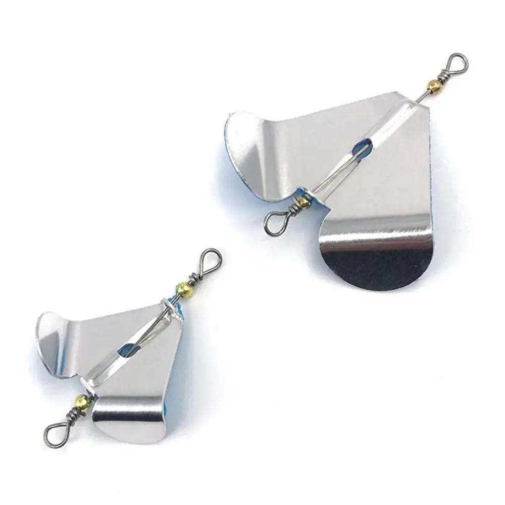 Hélice de mosca Spinnerbait, enchufe giratorio, fundición, Topwater señuelo de pesca, cuchillas de acero inoxidable personalizadas - imagen 2