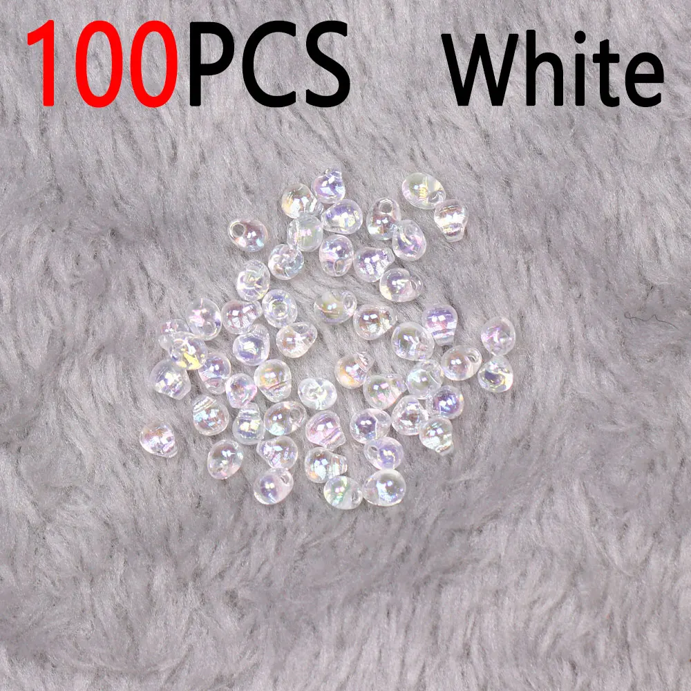 100pcs White