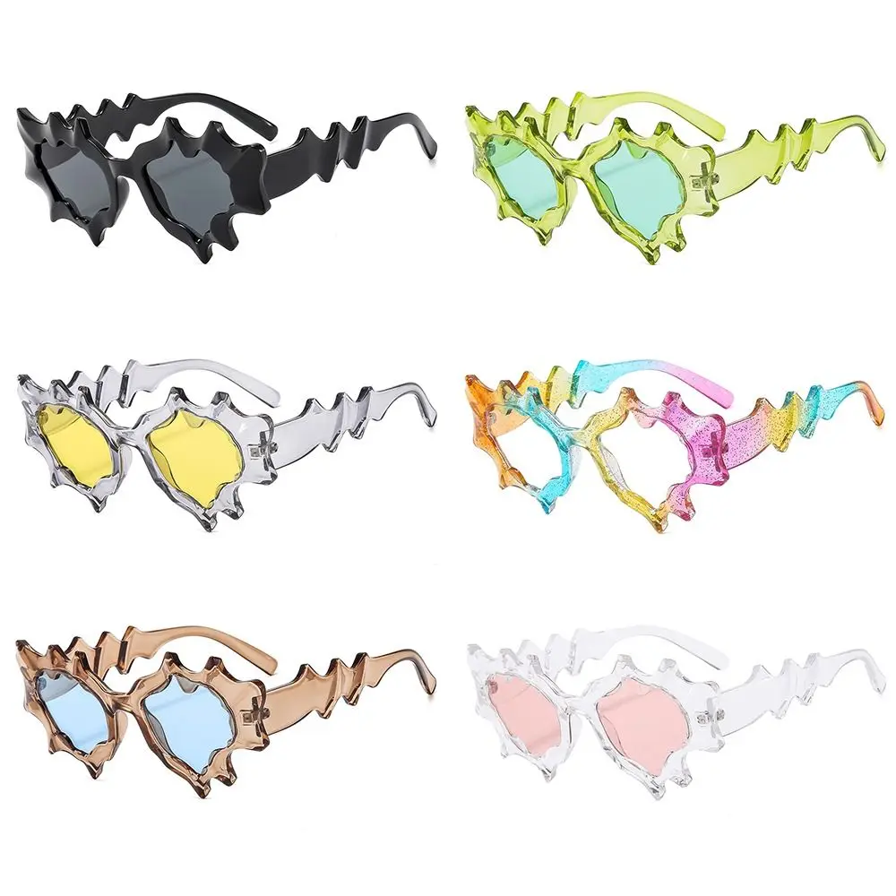 Gafas de sol de ojo de gato para hombres y mujeres, gafas de sol irregulares, gafas de sol de moda, gafas Steampunk, Y2K Punk - imagen 3