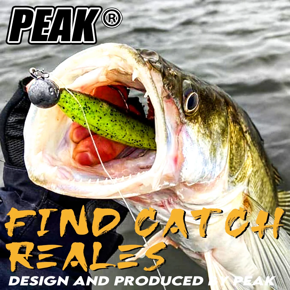 Señuelos de pesca PEAK Easy shinner, 50mm, 70mm, 90mm, Wobblers, pesca de carpa, señuelos blandos, cebos artificiales de silicona de doble Color - imagen 3