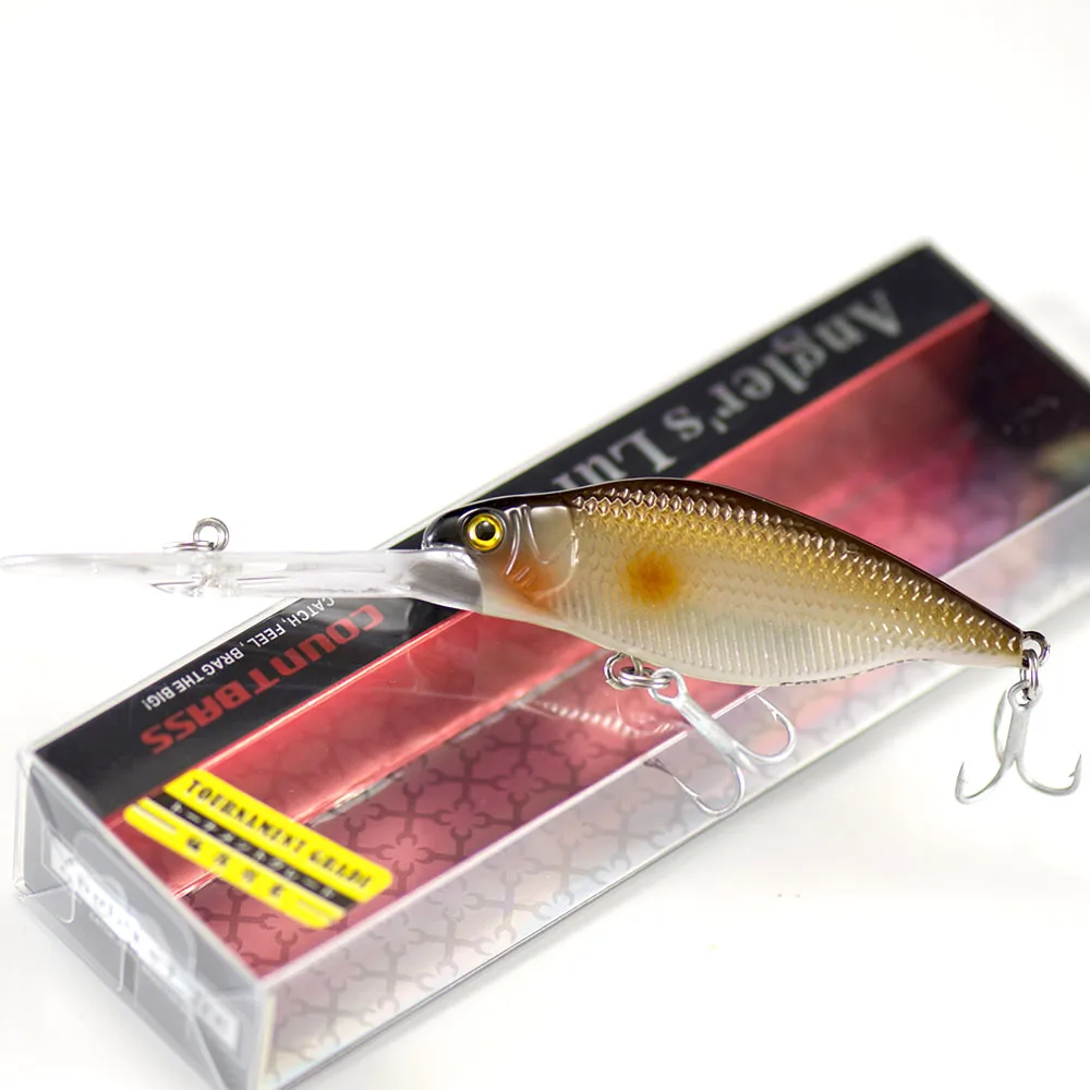 Crankbait de hundimiento profundo, Señuelos de Pesca Wobbler, Crankbait, Crank Shad Jerk, cebo para agua dulce, 66mm, 2-19/32 ", 9,2g, 21/64 oz. - imagen 3