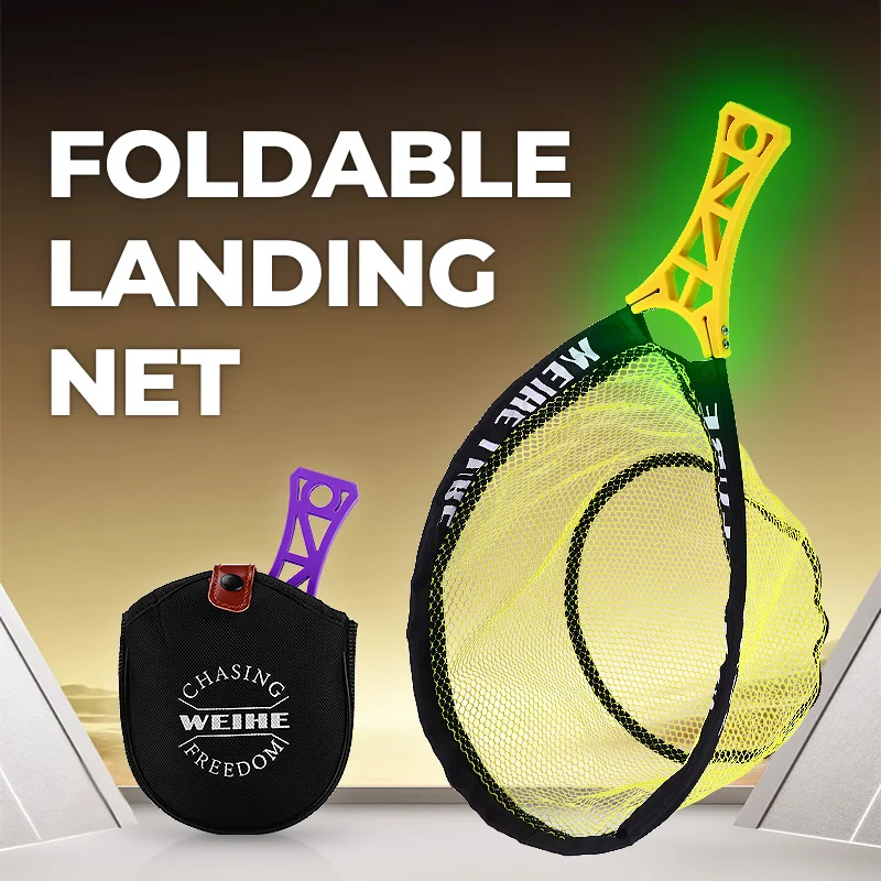 WEIHE 1 Uds red plegable 208g/223g Luya bolsillo copiado a mano Makou stream red copiada a mano - imagen 2