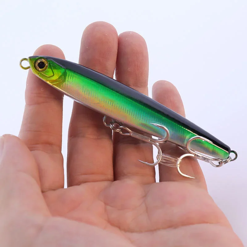 Plantilla de pesca de 10g -24g para playa, señuelo de pesca que se hunde, lápiz de pececillo, wobblers, cebo duro, jigging, señuelo de pesca de mar