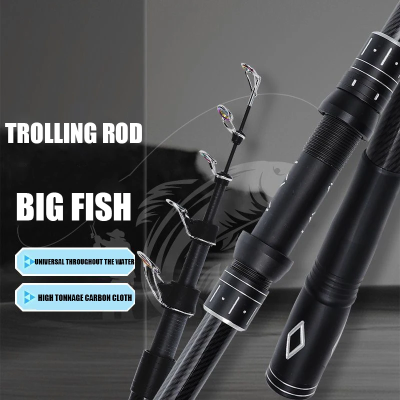 2,1 M 2,7 M 3,6 M 4,2 M 4,5 M caña de Surf giratoria telescópica agua salada energía de agua dulce lanzamiento caña de pescar Baitcasting de carbono - imagen 3