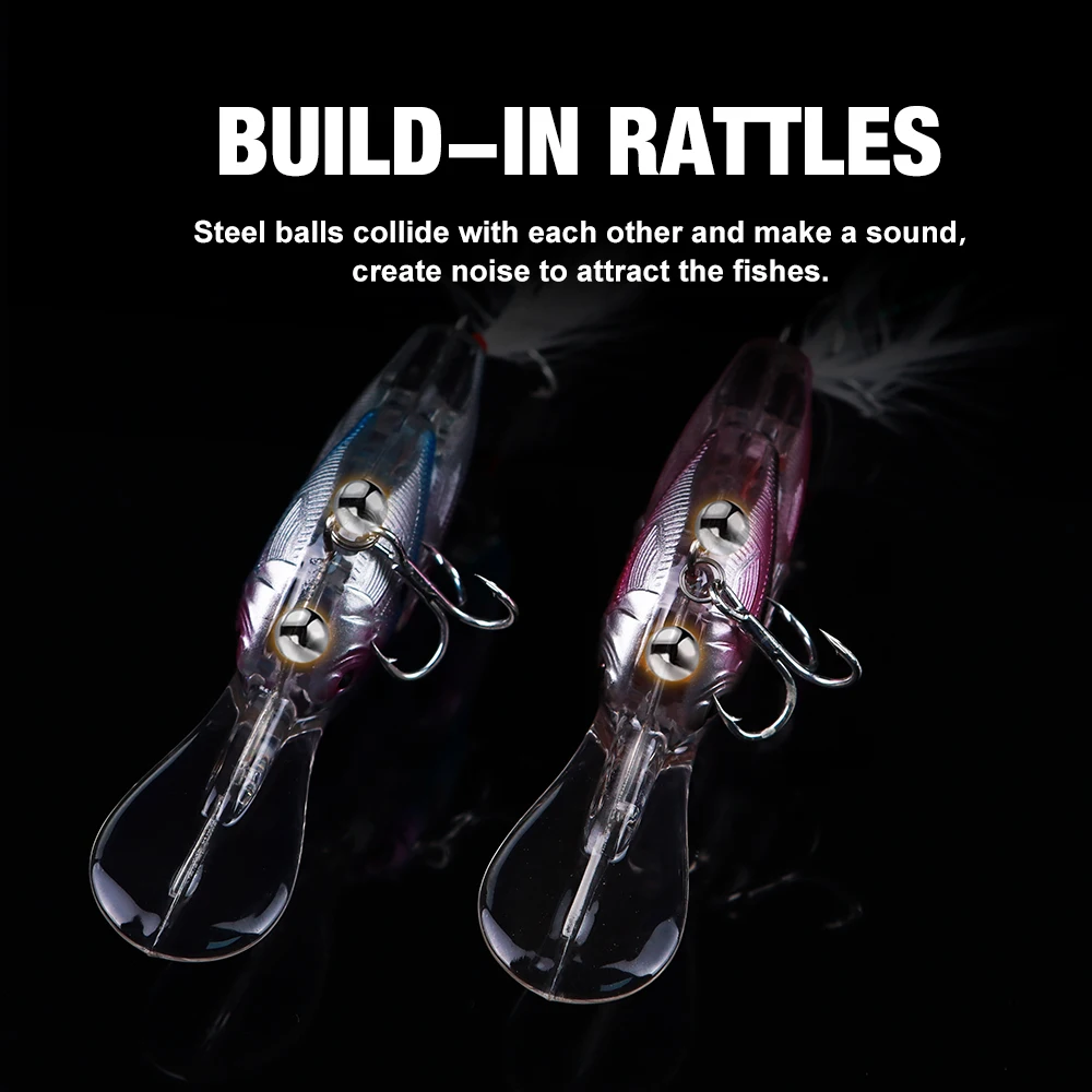 THORFORCE-señuelo de pesca Crankbait, 62mm, 17,5g, manivelas, Wobblers, curricán, cebo Artificial duro, Lucio, lubina, perca - imagen 5