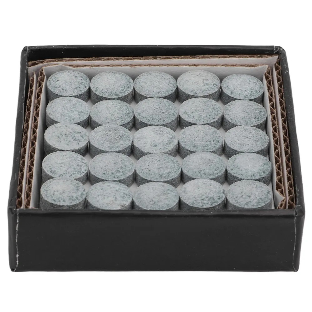 Puntas de cuero para tacos billar grado A gris - imagen 5