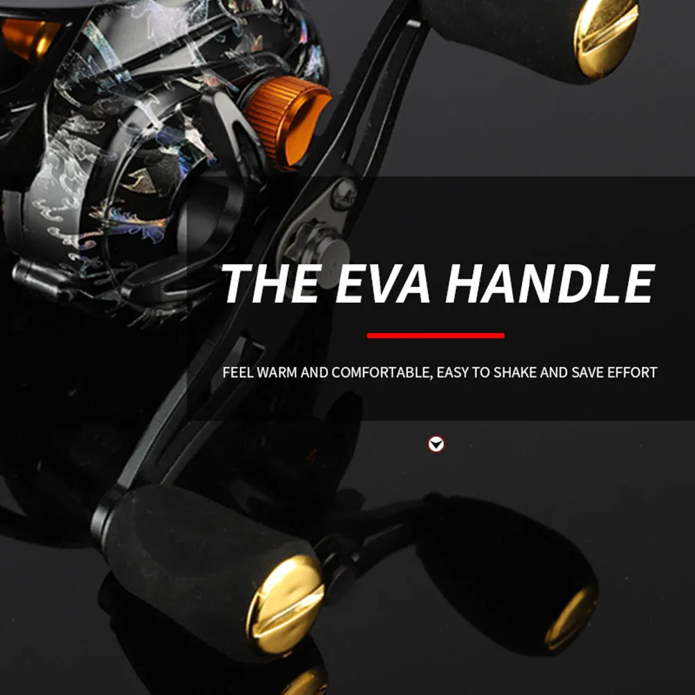 BILLINGS-carrete de pesca Baitcasting VS Model, relación de transmisión 7,2: 1, 8KG, carrete de pesca de arrastre máximo, adecuado para agua dulce - imagen 5